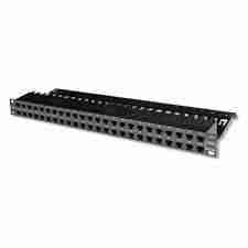 Siemon Cat 6A Shielded Patch Panel 1rms Black
